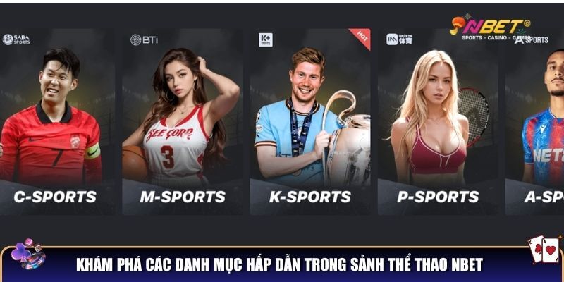 Mỗi danh mục đều đem đến những thông tin hấp dẫn