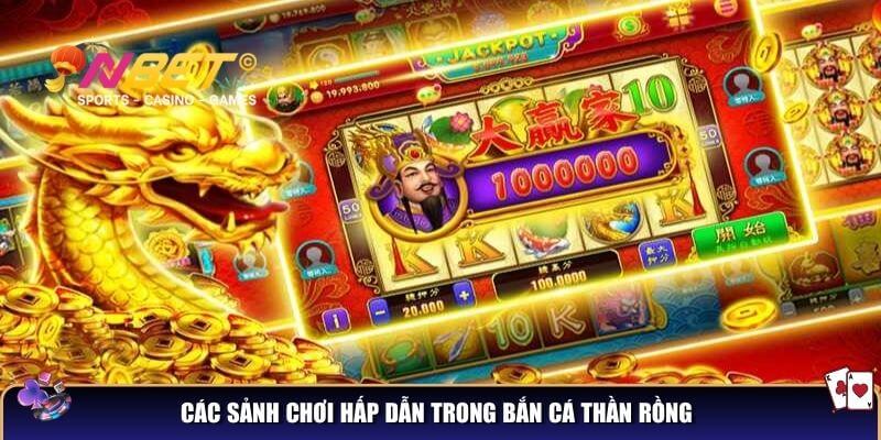 Bắn cá thần rồng – Chơi game bắn cá săn rồng hấp dẫn 3 Các sảnh chơi hấp dẫn trong bắn cá thần rồng